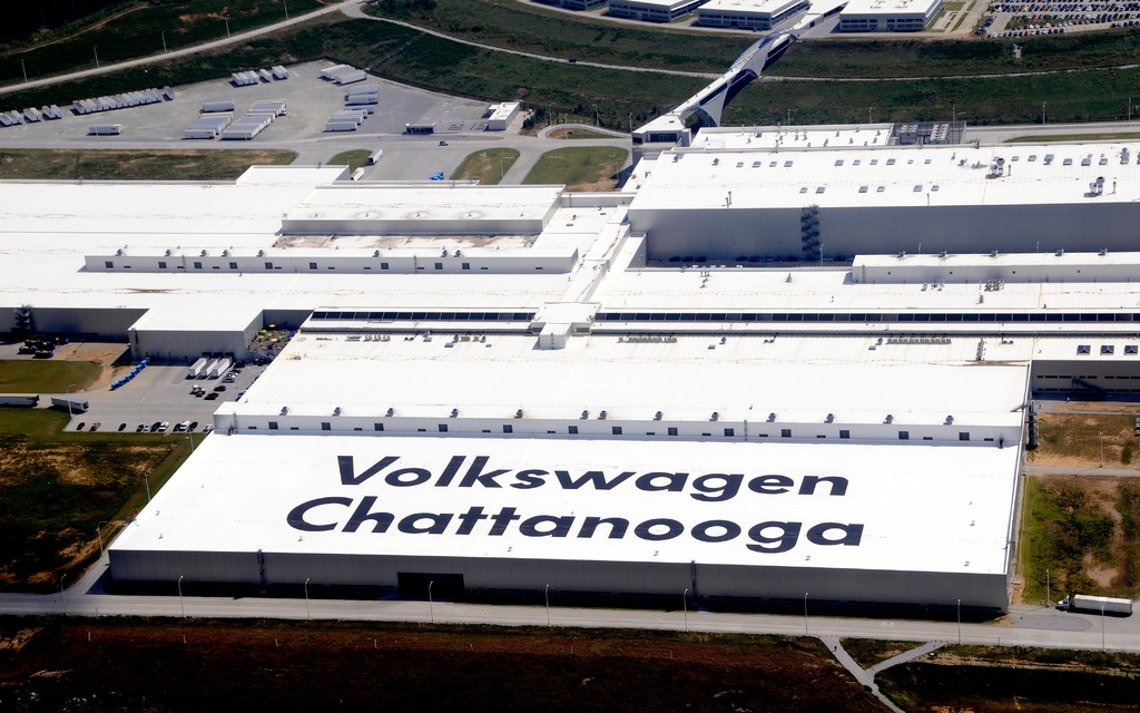 usine americaine Volkswagen de Chattanooga