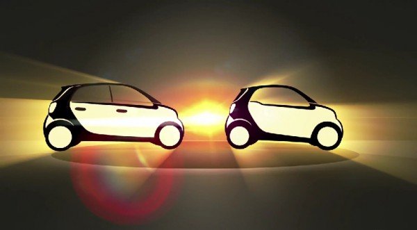 Teaser Smart Fortwo et Forfour 2015