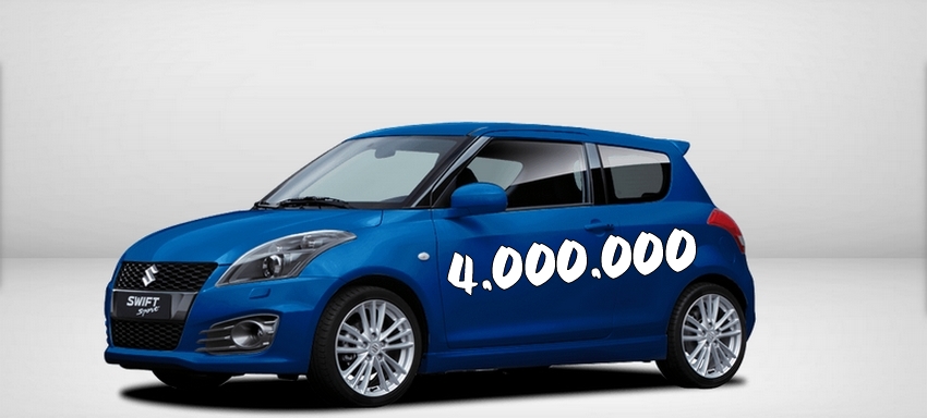 Suzuki Swift - 4 millions d'exemplaires