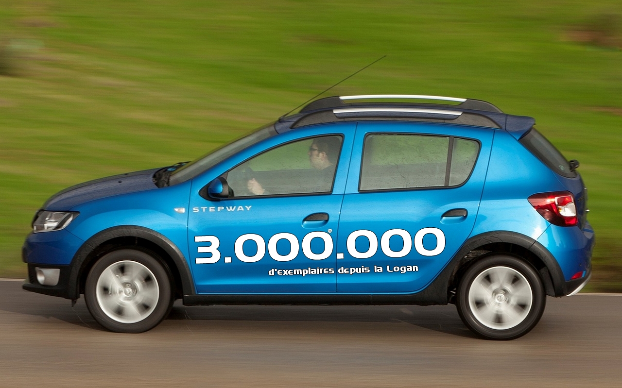 Dacia - trois millions d'exemplaires depuis la Logan