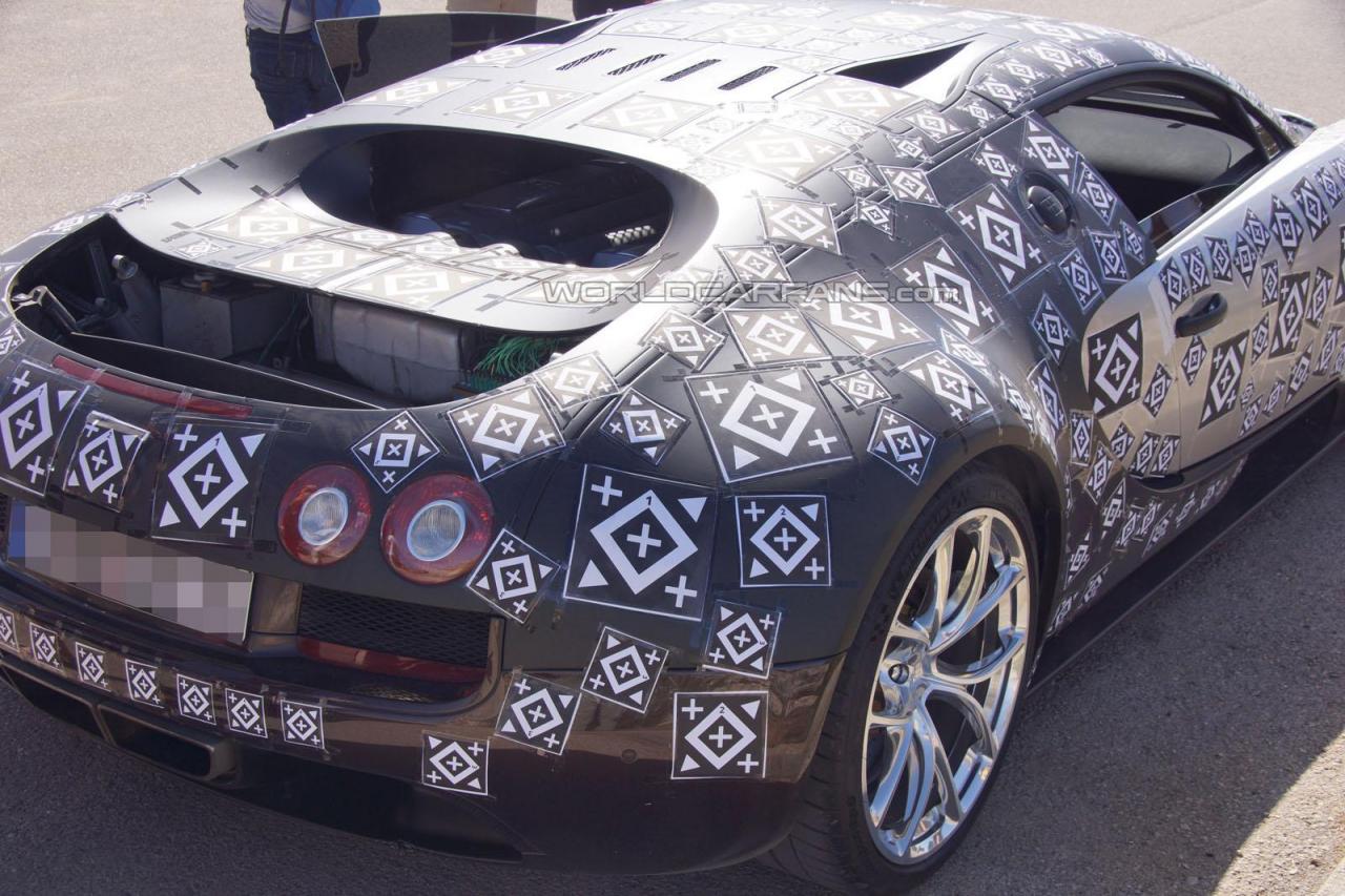 Bugatti Chiron mulet