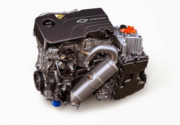 Chevrolet Volt 2016 - moteur Voltec avec bloc électrique et Range Extender