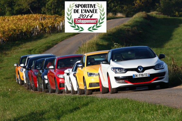 Renault Mégane Trophy R.S. 275 Trophy-R élue sportive de l'année 2014 par le magazine Echappement