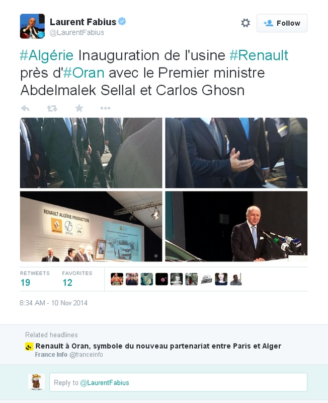 Renault Oran inauguration