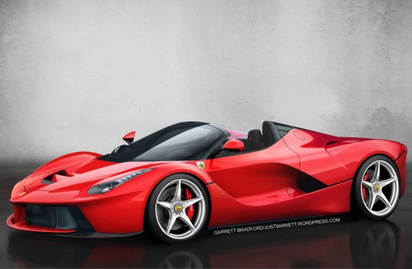 ferrari laferrari roadster by Garrett Bradford via Just9arrett