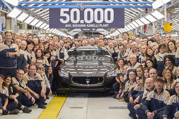 Maserati 50.000 unités en moins de 2 ans à Grugliasco.1