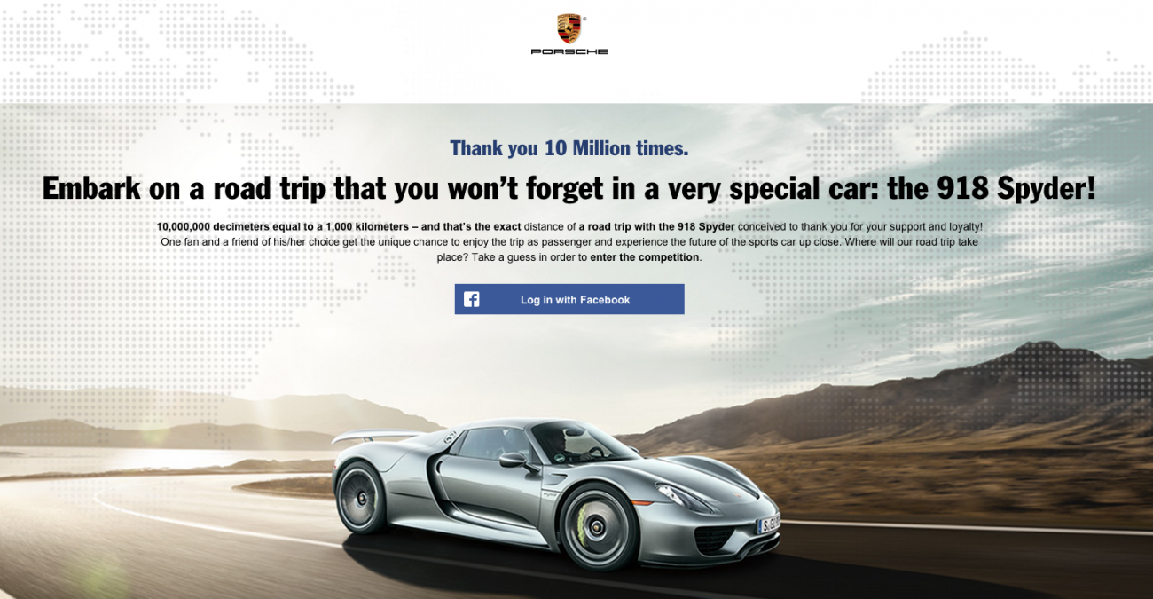 Concours Porsche FB
