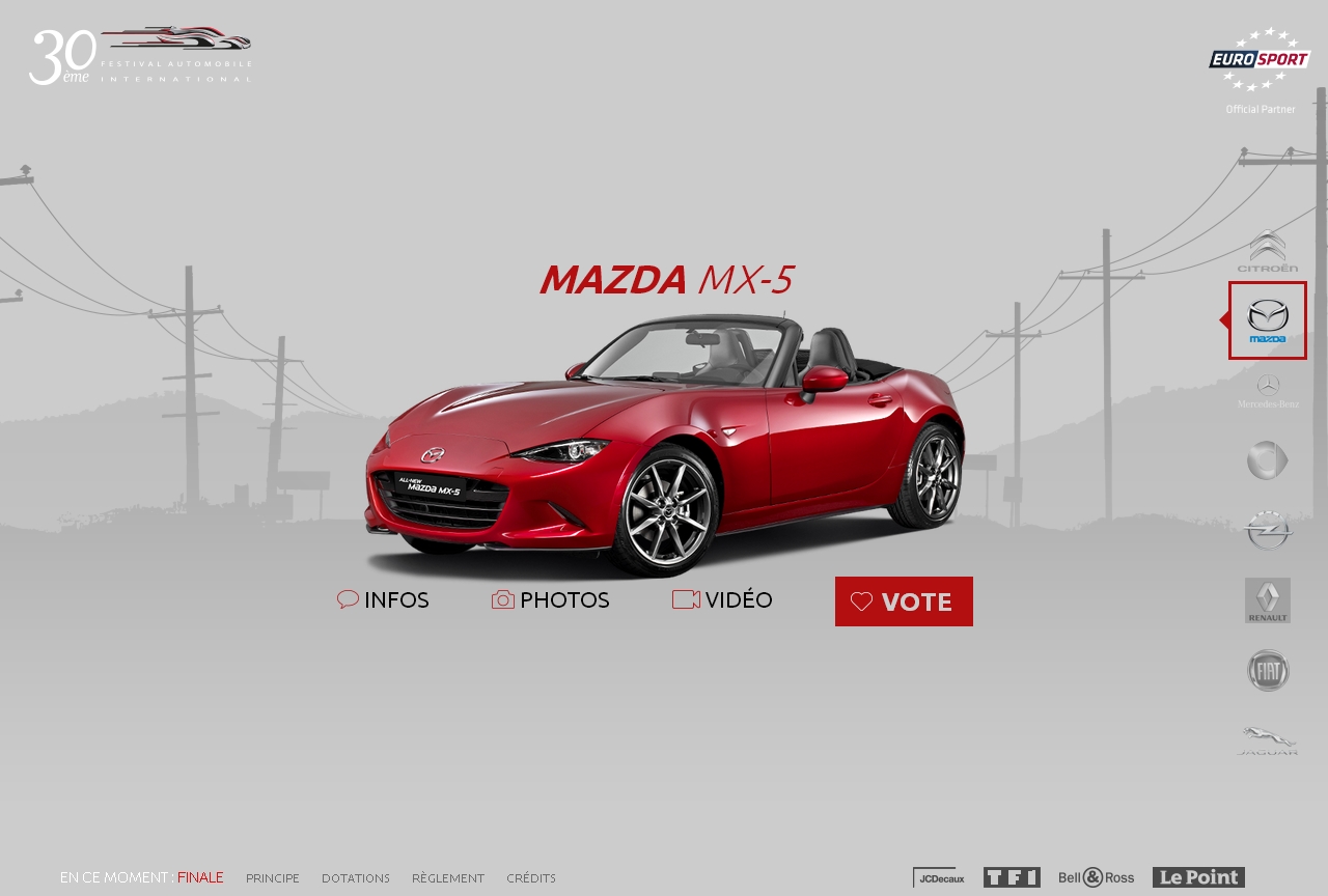 Plus belle voiture de l'année Mazda MX-5