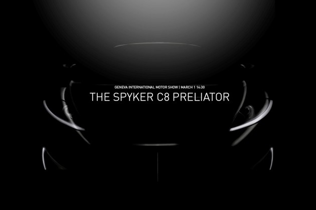 Spyker C8 Preliator Retour à Genève