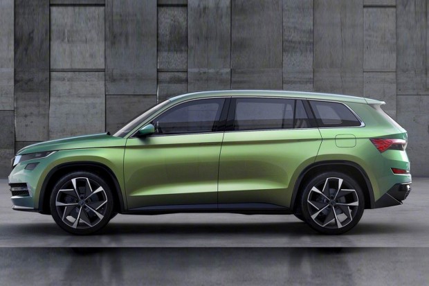 Skoda Vision S Geneva 2016 Profile