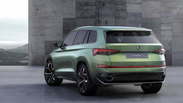 Skoda Vision S Geneva 2016 Rear-View