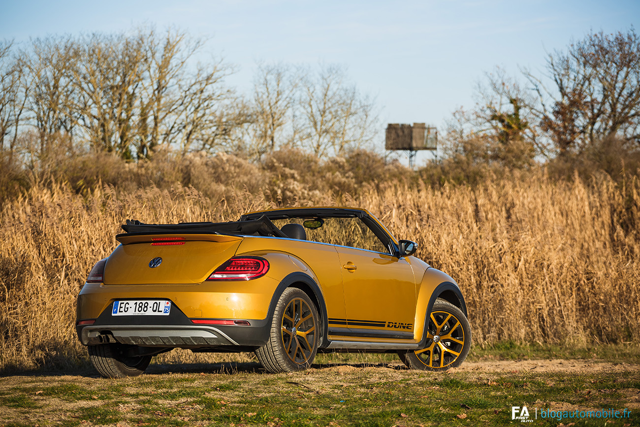 Essai Volkswagen Coccinelle Dune Cabriolet