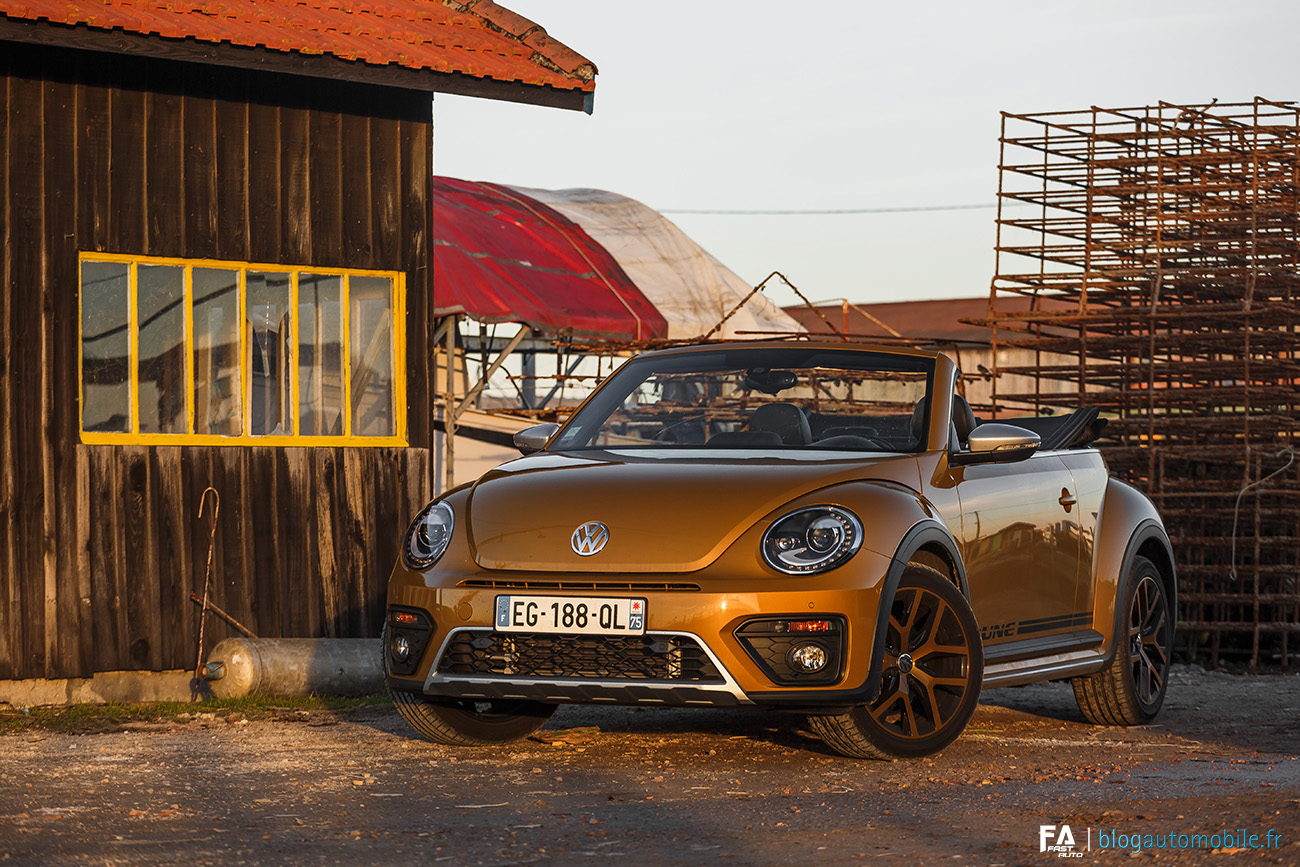 Essai Volkswagen Coccinelle Dune Cabriolet