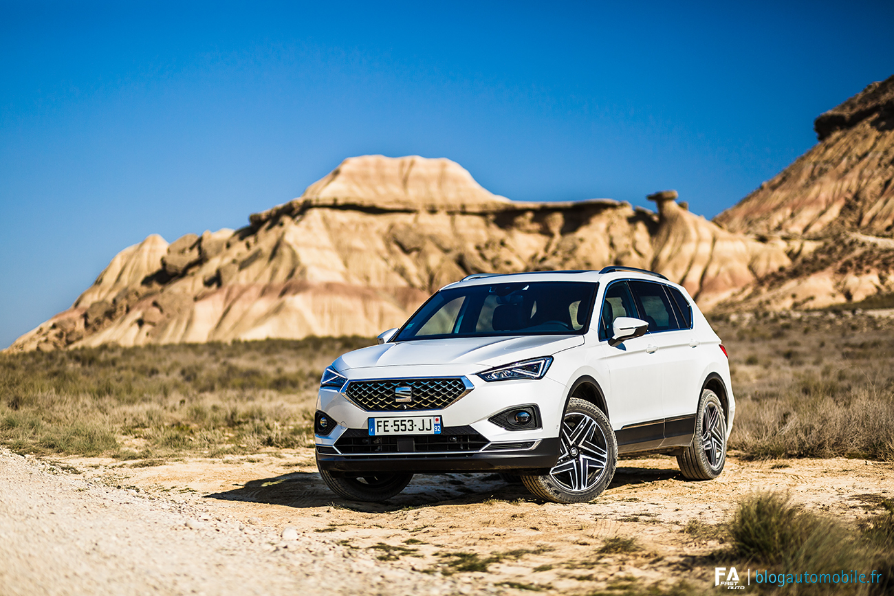 Essai Seat Tarraco TDI - Désert des Bardenas