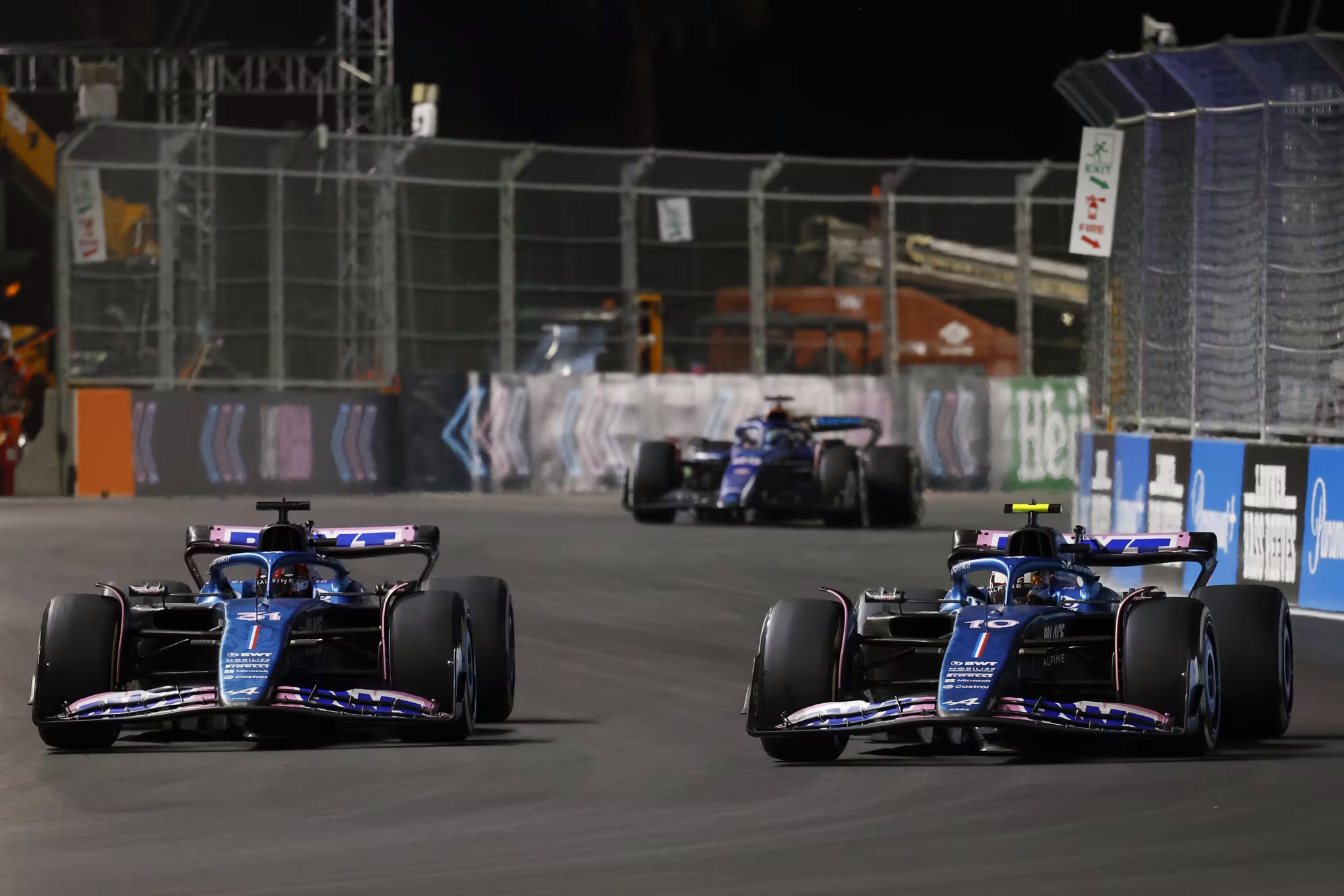 Bataille entre les 2 Alpine dans les rues de Las Vegas