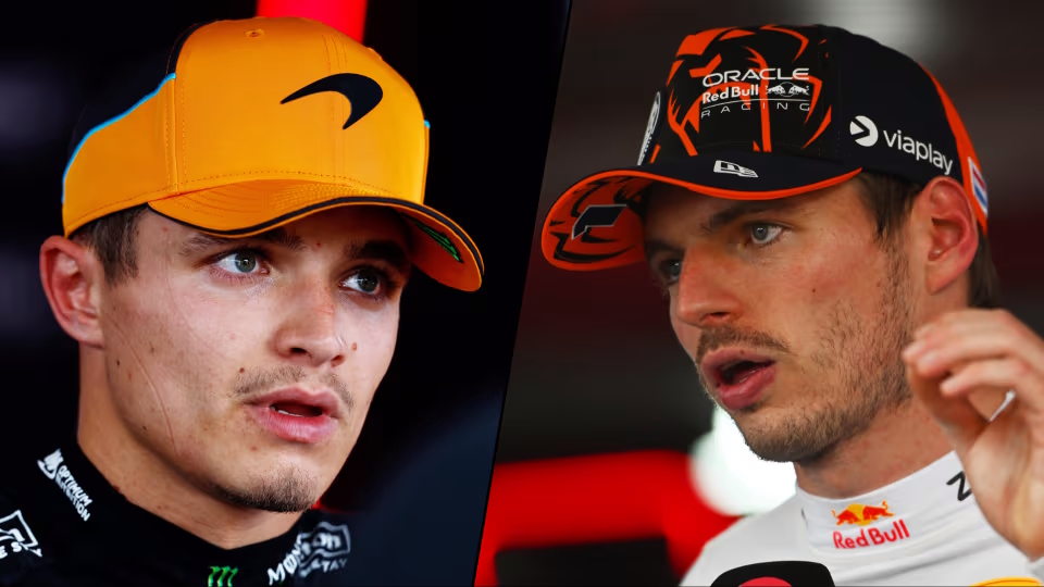 La guerre est-elle déclarée entre Lando Norris et Max Verstappen? A suivre...